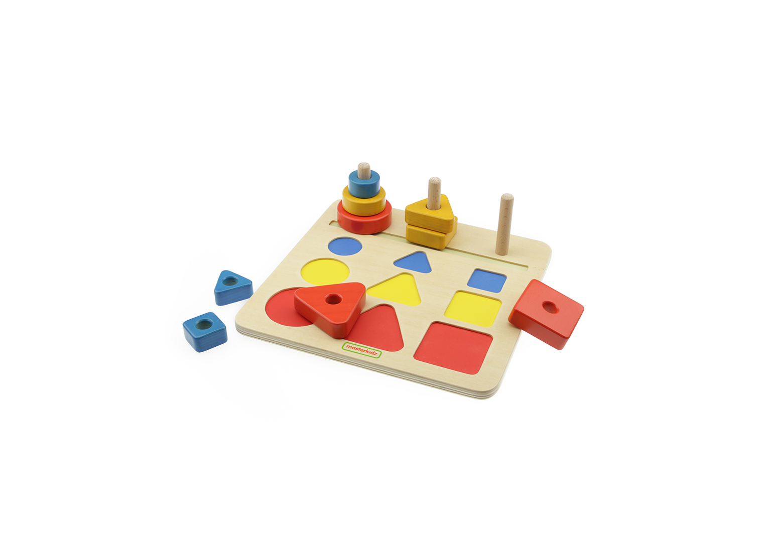 Shapes, Colours and Sizes  Stacker Blocks